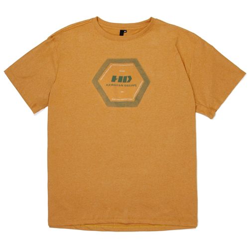 Camiseta-Masculina-Big-HD-Textures-AMARELO