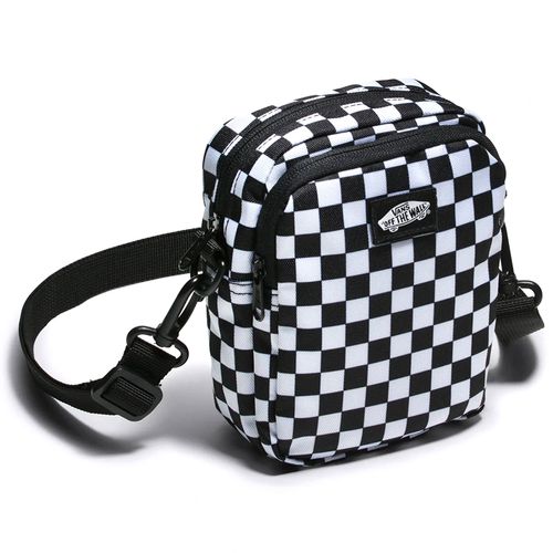 Shoulder-Bag-Unissex-Vans-Go-Getter-Crossbody-Checkerboard-PRETO