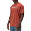 Camiseta-Masculina-Oakley-Square-Lightning-Graphic-Baked-Clay-VERMELHO