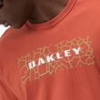 Camiseta-Masculina-Oakley-Square-Lightning-Graphic-Baked-Clay-VERMELHO