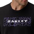Camiseta-Masculina-Oakley-Square-Lightning-Graphic-Jet-Black-PRETO