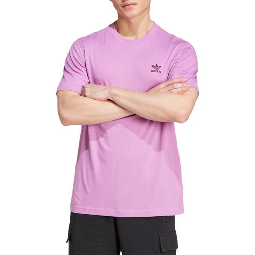 Camiseta-Masculina-Adidas-Trefoil-Essentials-Preloved-Purple-ROXO