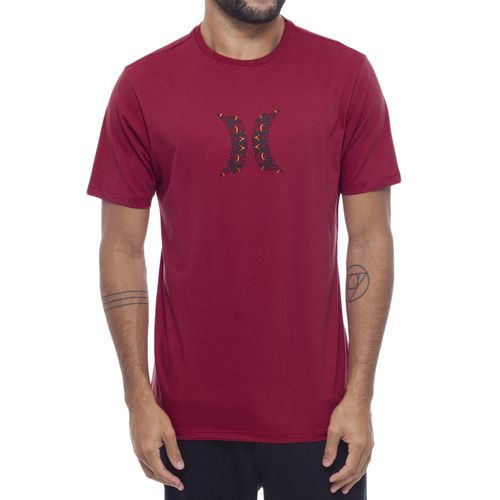Camiseta-Masculina-Hurley-Abstract-VINHO