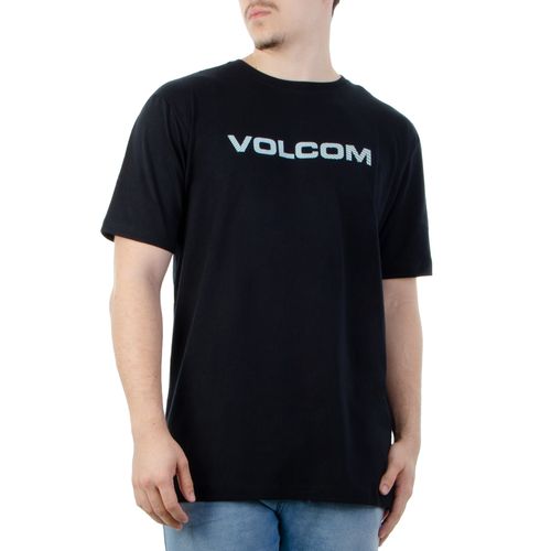 Camiseta-Masculina-Volcom-Euro-PRETO