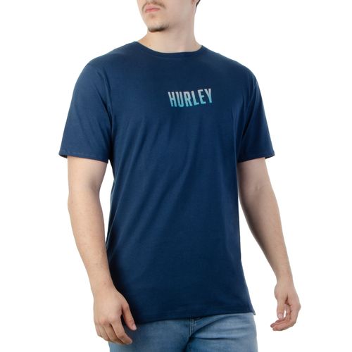 Camiseta-Masculina-Hurley-Silk-Stencil-MARINHO