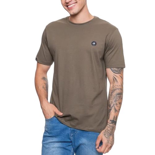 Camiseta-Masculina-HD-Round-Logo-MARROM