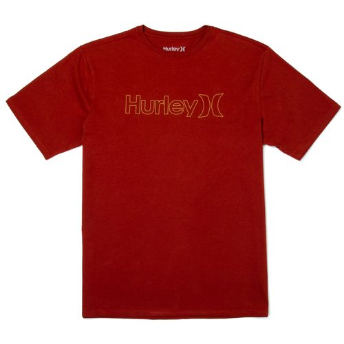 Camiseta-Masculina-Big-Hurley-Silk-Solid-VERMELHO