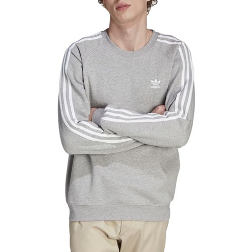 Moletom-Masculino-Adidas-Adicolor-Classic-3-Stripes-Medium-Grey-Heather-CINZA