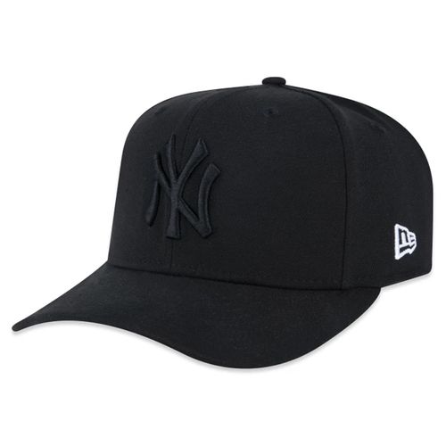 Bone-Masculino-New-Era-9FIFTY-Stretch-MLB-Yankees-WOL-PRETO