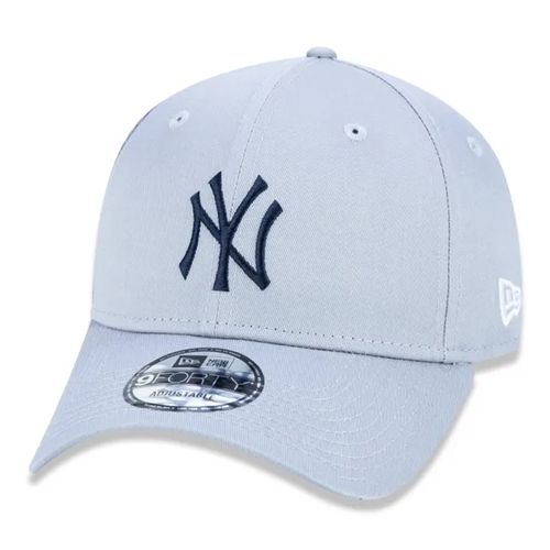 Bone-Masculino-New-Era-9FORTY-MLB-Yankees-Basic-CINZA