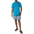 Camiseta-Masculina-Oakley-Coral-Organic-Quicky-Dry-AZUL