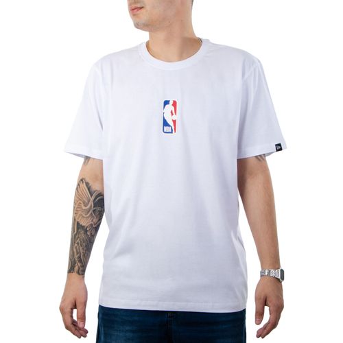 Camiseta-Masculina-New-Era-NBA-Logo-BRANCO