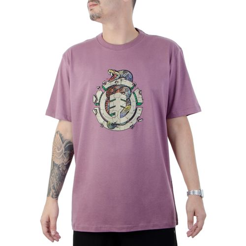 Camiseta-Masculina-Element-Snake-ROSA