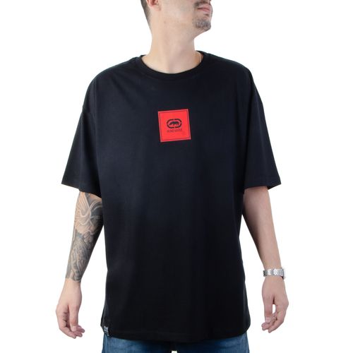 Camiseta-Masculina-Ecko-Logo-Oversized-PRETO