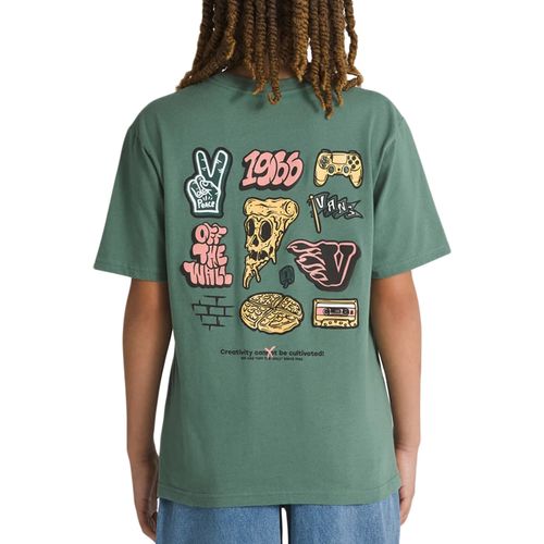 Camiseta-Infantil-Vans-Dark-Forest-VERDE