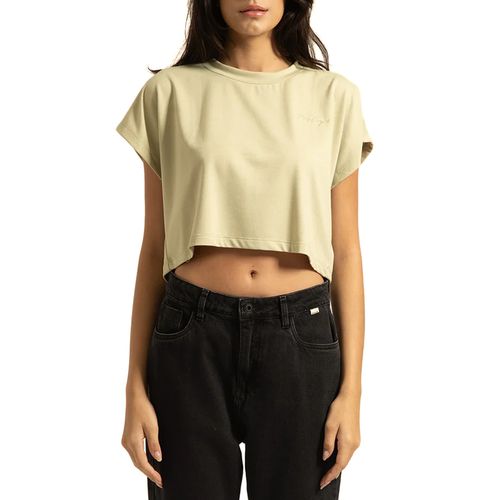 Blusa-Feminina-Hurley-Cropped-Lounge-VERDE