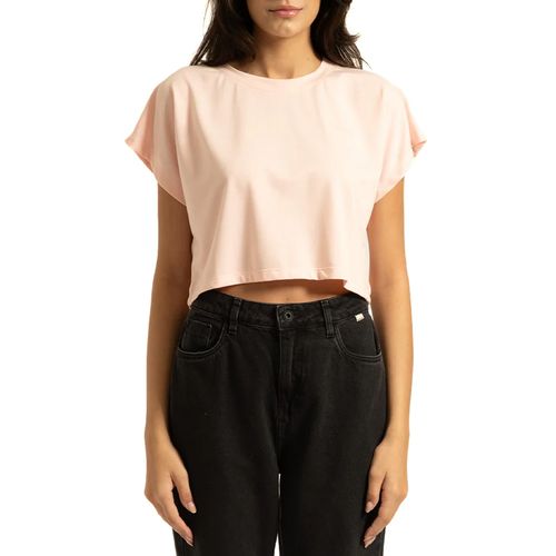Blusa-Feminina-Hurley-Cropped-Lounge-ROSA