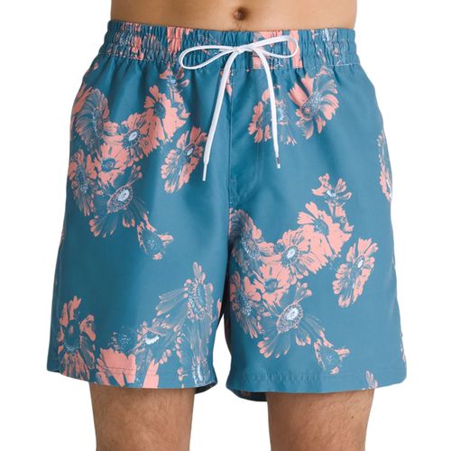 Bermuda-Agua-Masculina-Vans-Boardshorts-Primary-Print-Elastic-Warm-Weather-AZUL