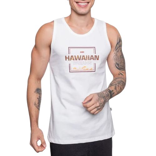 Regata-Masculina-HD-Hawaiian-BRANCO