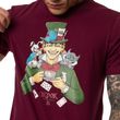 Camiseta-Masculina-Okdok-Artistic-Mad-Hatter-VINHO