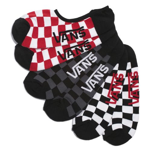 Kit-Meia-Unissex-Vans-Classic-Super-No-Show-Red-White-Checkerboard-RED-WHITE