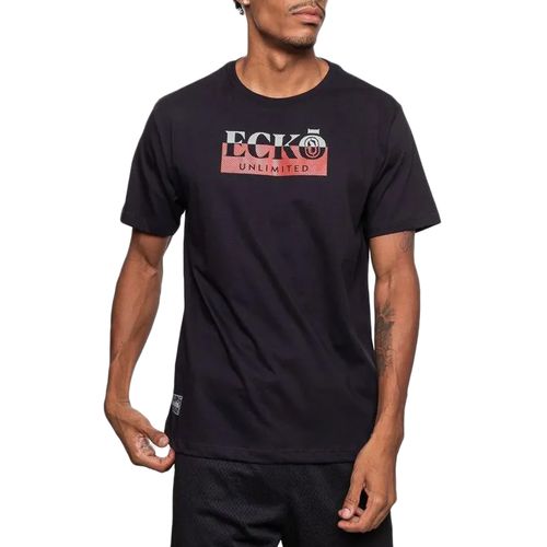 Camiseta-Masculina-Ecko-Logo-PRETO