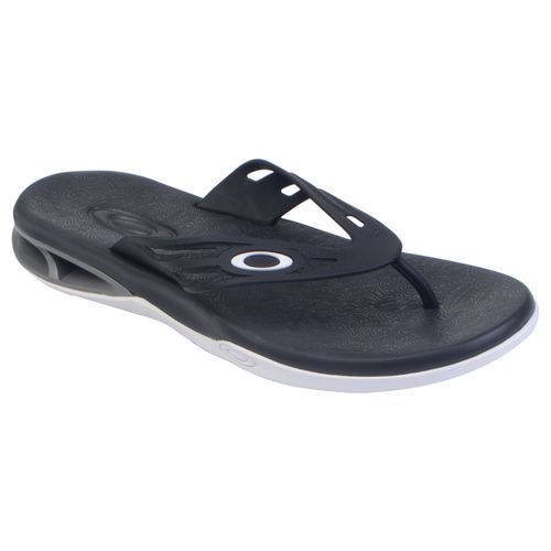 Chinelo-Masculino-Oakley-Killer-Point-II-White-Black---PRETO